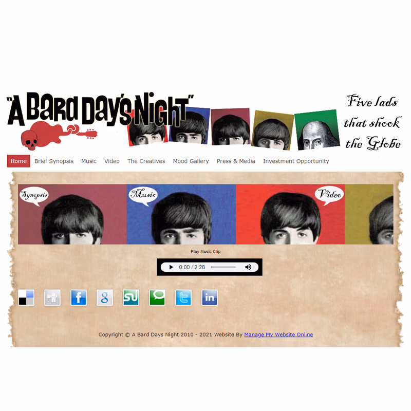 A Bard Days Night The Beatles meets William Shakespeare