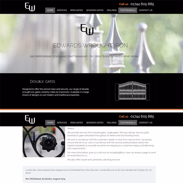 J Edwards Wrought Iron
